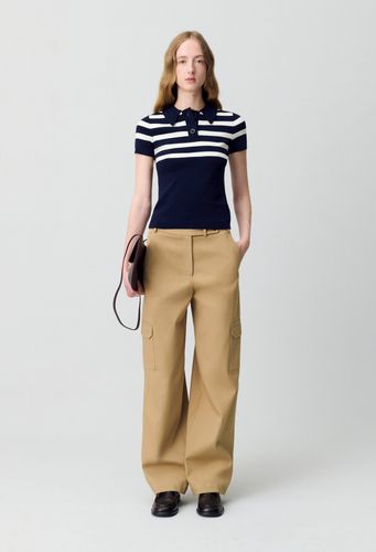 Top polo maille fine - Claudie Pierlot - Modalova