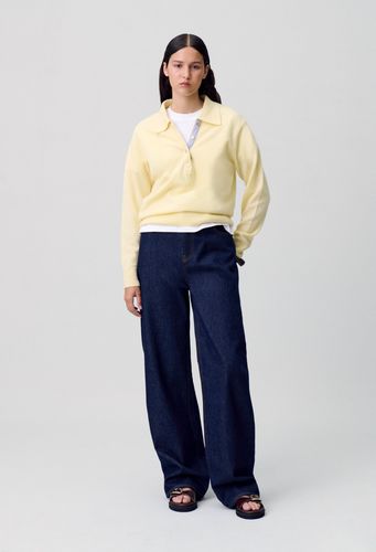 Jean denim brut droit - Claudie Pierlot - Modalova