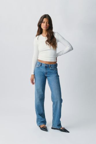 Low straight jeans - Gina Tricot - Modalova