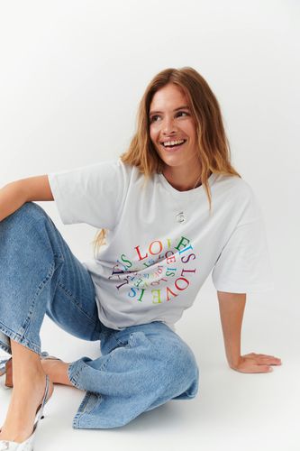 Printed tee - Gina Tricot - Modalova