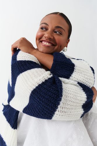 Knitted chunky cardigan - Gina Tricot - Modalova