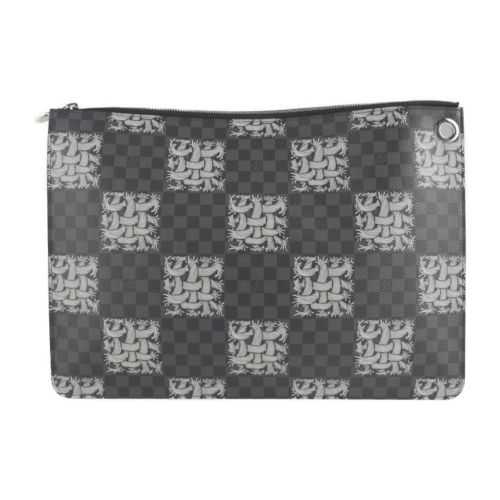 Damier Graphite Clutch Bag (Pre-Owned) - Louis Vuitton - Modalova