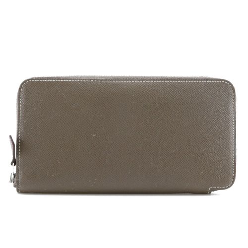Epsom Leather Silk Long Bill Wallet (Bi-Fold) (Pre-Owned) - Hermes - Modalova
