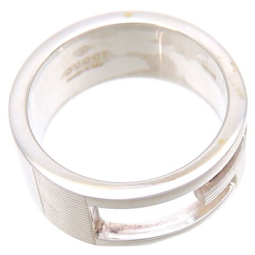 Silver 925 Band Ring (Pre-Owned) - Gucci - Modalova