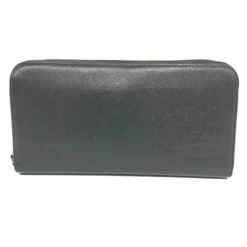 Saffiano Triangle Long Wallet (Bi-Fold) (Pre-Owned) - Prada - Modalova