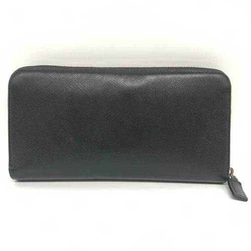 Saffiano Triangle Long Wallet (Bi-Fold) (Pre-Owned) - Prada - Modalova