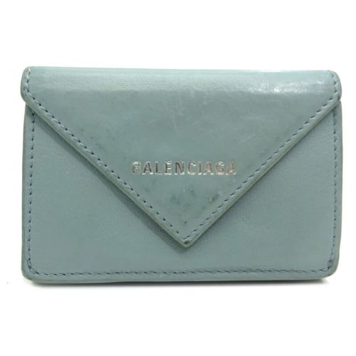 Leather Wallet (Tri-Fold) (Pre-Owned) - Balenciaga - Modalova