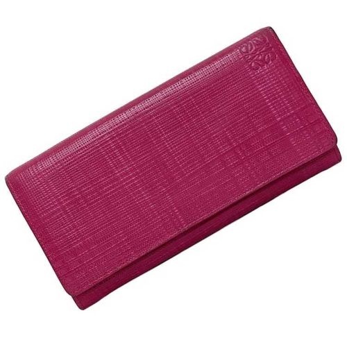 Linen Leather Long Wallet (Bi-Fold) (Pre-Owned) - Loewe - Modalova