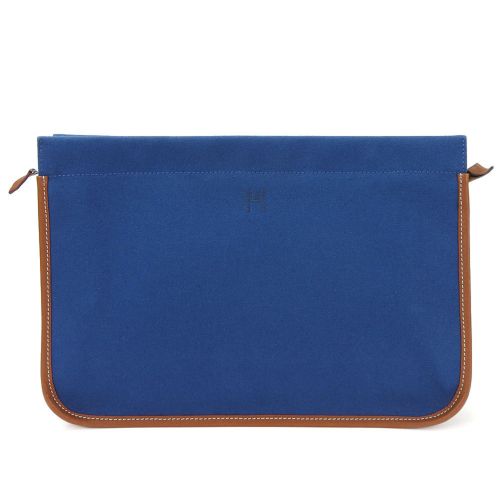Canvas Leather Clutch Bag (Pre-Owned) - Hermes - Modalova