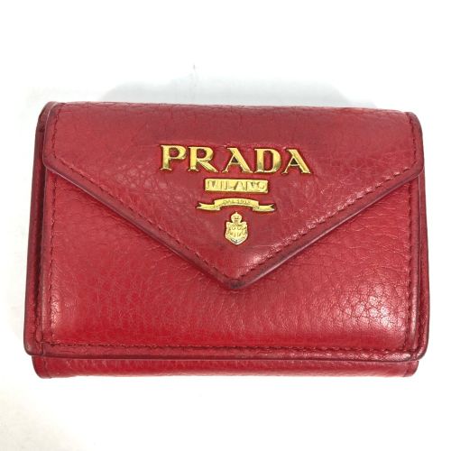 Leather Wallet (Tri-Fold) (Pre-Owned) - Prada - Modalova