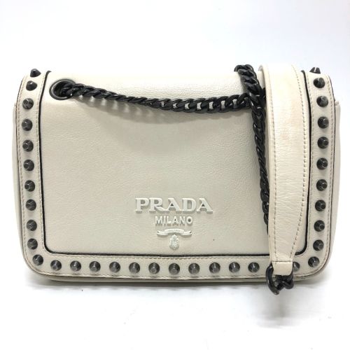 Leather Shoulder Bag (Pre-Owned) - Prada - Modalova