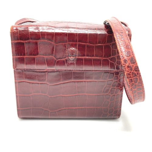 Leather Shoulder Bag (Pre-Owned) - Versace - Modalova