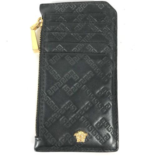 Leather Coin Purse/Coin Case (Pre-Owned) - Versace - Modalova