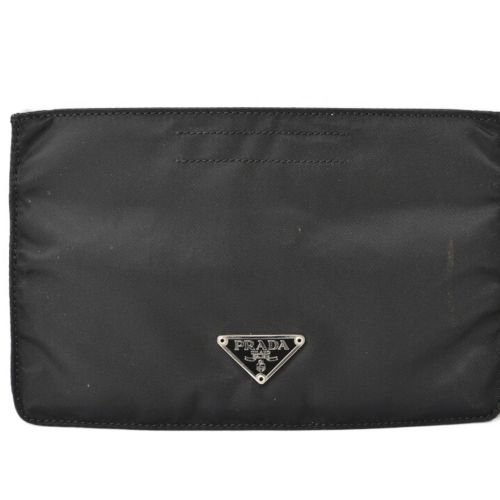 Prada Black Nylon Pouch (Pre-Owned) - Prada - Modalova