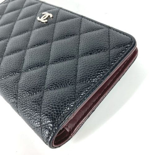 Leather Long Wallet (Bi-Fold) (Pre-Owned) - Chanel - Modalova