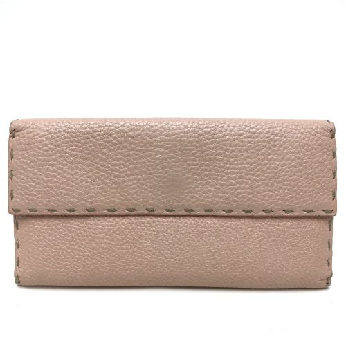 Leather Long Wallet (Bi-Fold) (Pre-Owned) - Fendi - Modalova