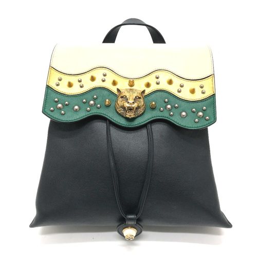 Leather Backpack (Pre-Owned) - Gucci - Modalova