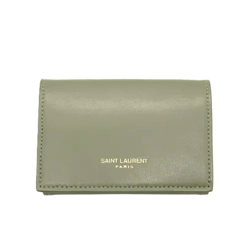 Leather Wallet (Tri-Fold) (Pre-Owned) - Saint Laurent - Modalova