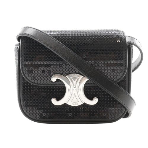 Leather Spangles Shoulder Bag (Pre-Owned) - Celine - Modalova