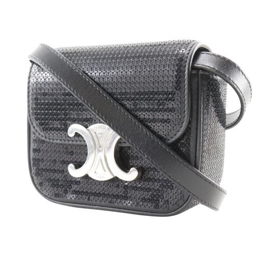 Leather Spangles Shoulder Bag (Pre-Owned) - Celine - Modalova