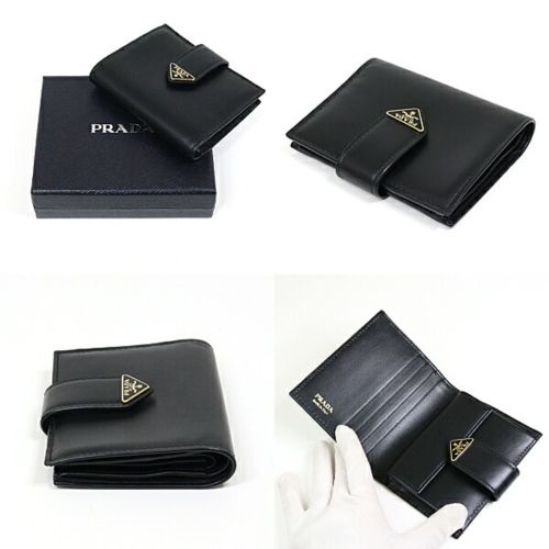 Leather Wallet (Bi-Fold) (Pre-Owned) - Prada - Modalova