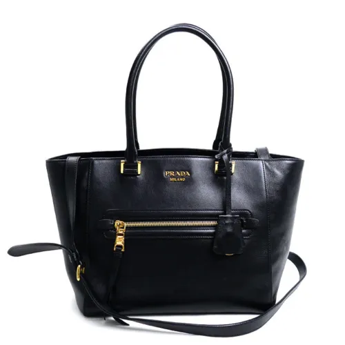 Leather Shoulder Bag (Pre-Owned) - Prada - Modalova