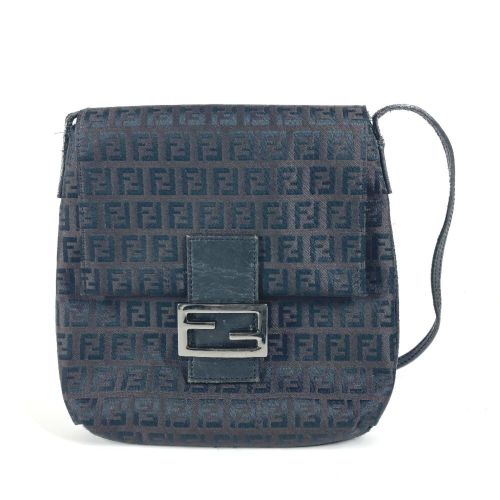 Canvas Leather Pochette Shoulder Bag (Pre-Owned) - Fendi - Modalova