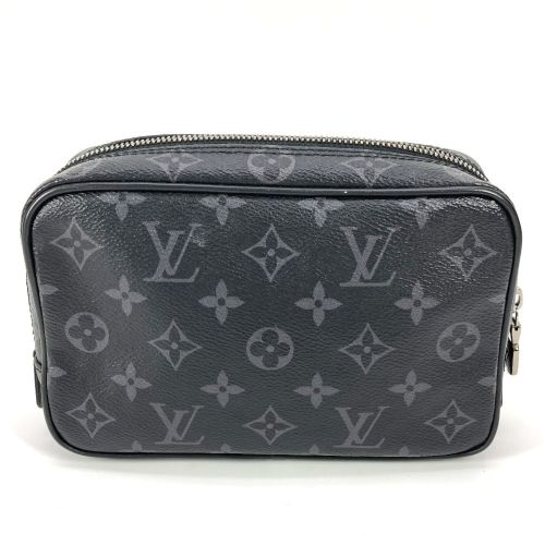 Monogram Eclipse Canvas Clutch Bag Pouch (Pre-Owned) - Louis Vuitton - Modalova
