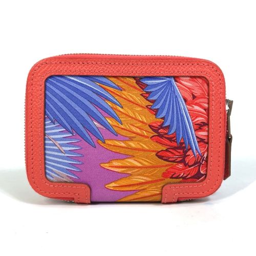 Soie Cool Epsom Leather Silk Wallet (Bi-Fold) (Pre-Owned) - Hermes - Modalova