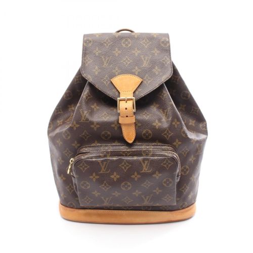 Pvc Coated Canvas Monogram Leather Backpack (Pre-Owned) - Louis Vuitton - Modalova