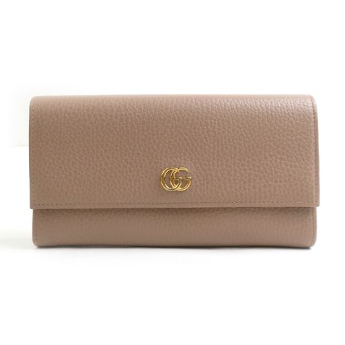 Leather Long Wallet (Bi-Fold) (Pre-Owned) - Gucci - Modalova
