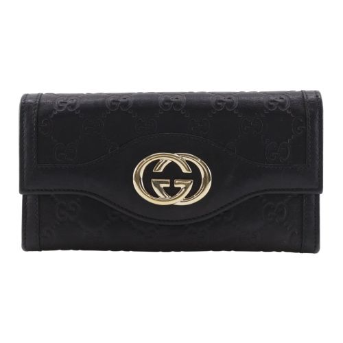 Leather Long Wallet (Bi-Fold) (Pre-Owned) - Gucci - Modalova