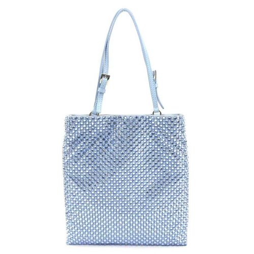 Satin Rhinestone Handbag (Pre-Owned) - Prada - Modalova
