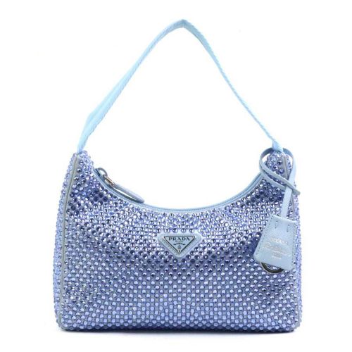 Silk Viscose Handbag (Pre-Owned) - Prada - Modalova