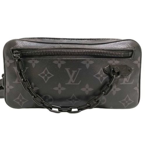 Monogram Eclipse Pvc Leather Clutch Bag Handbag Pochette (Pre-Owned) - Louis Vuitton - Modalova