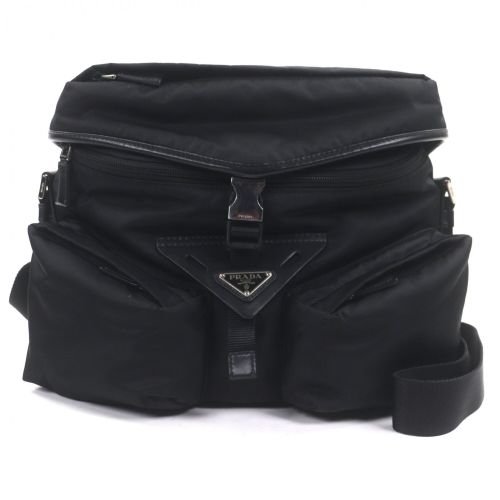 Nylon Leather Shoulder Bag (Pre-Owned) - Prada - Modalova