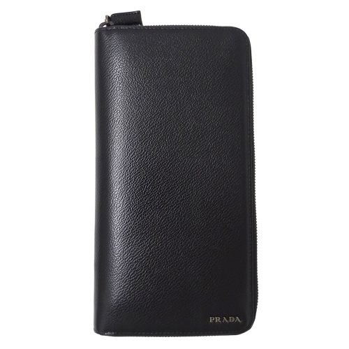 Leather Long Bill Wallet (Bi-Fold) (Pre-Owned) - Prada - Modalova