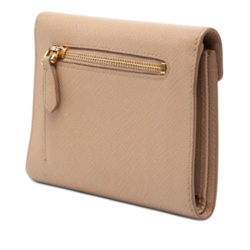 Leather Wallet (Tri-Fold) (Pre-Owned) - Prada - Modalova