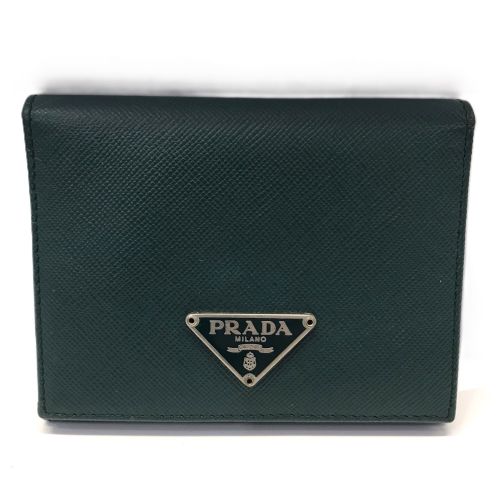 Saffiano Triangle Wallet (Bi-Fold) (Pre-Owned) - Prada - Modalova