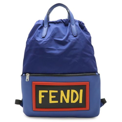 Nylon Leather Backpack (Pre-Owned) - Fendi - Modalova