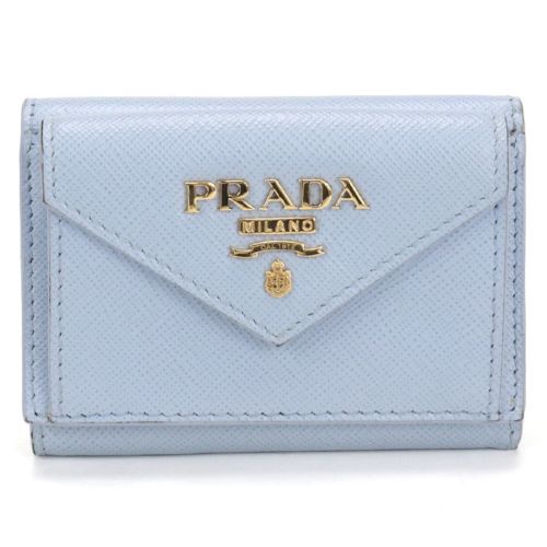 Leather Wallet (Tri-Fold) (Pre-Owned) - Prada - Modalova