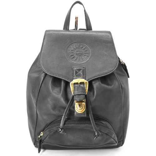 Leather Backpack (Pre-Owned) - Versace - Modalova