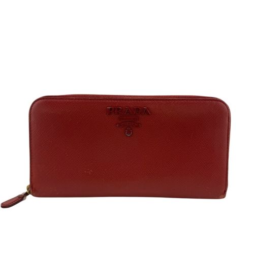 Saffiano Leather Long Wallet (Bi-Fold) (Pre-Owned) - Prada - Modalova