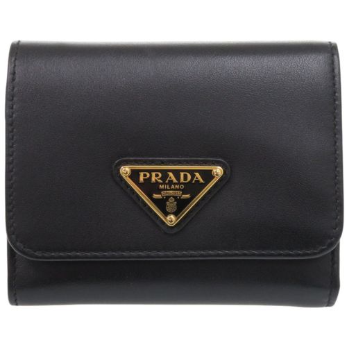 Saffiano Triangle Wallet (Tri-Fold) (Pre-Owned) - Prada - Modalova