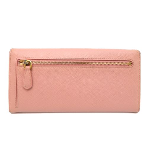 Leather Long Wallet (Bi-Fold) (Pre-Owned) - Prada - Modalova