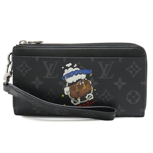 Monogram Eclipse Monogram Eclipse Leather Coin Purse/Coin Case (Pre-Owned) - Louis Vuitton - Modalova