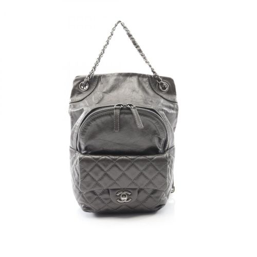 Leather Backpack (Pre-Owned) - Chanel - Modalova