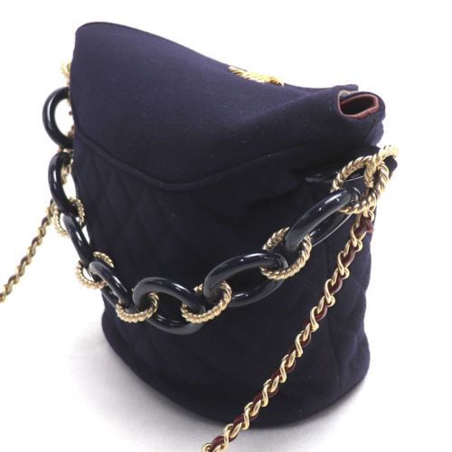 Wool Leather Shoulder Bag (Pre-Owned) - Chanel - Modalova