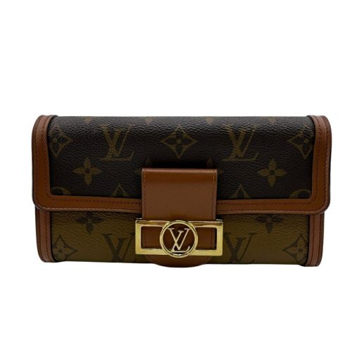 Monogram Reverse Leather Long Wallet (Bi-Fold) (Pre-Owned) - Louis Vuitton - Modalova