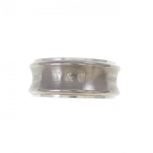 Silver 925 Titanium Band Ring (Pre-Owned) - Tiffany - Modalova